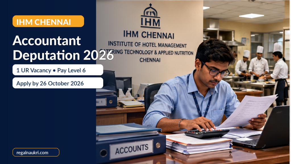 IHM Chennai Accountant Recruitment 2026