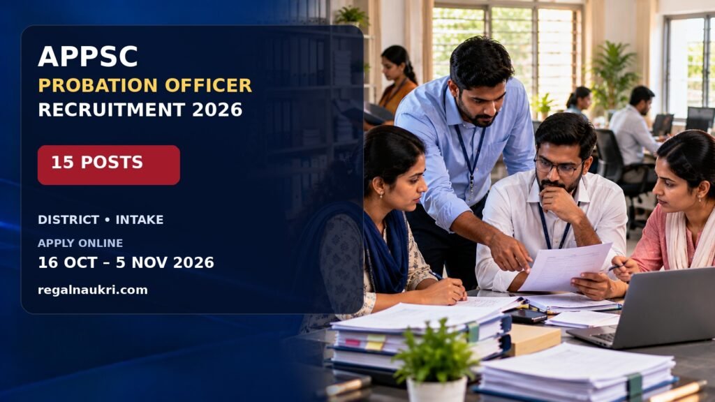 APPSC District Probation Officer Recruitment 2026 for 15 posts