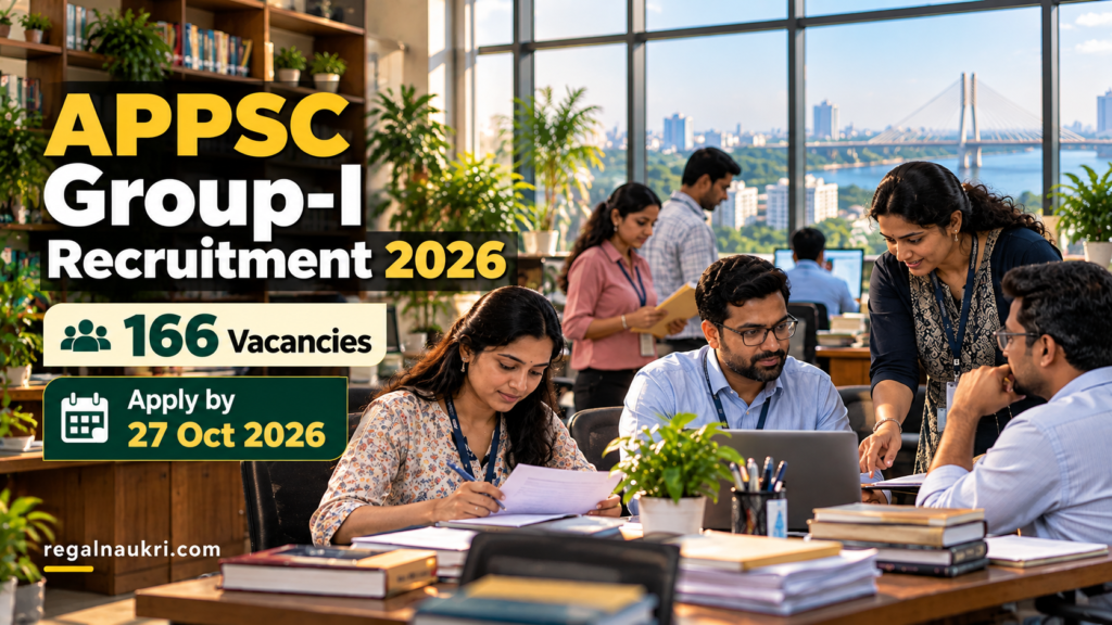 APPSC Group I Recruitment 2026 for 166 Deputy Collector DSP and other vacancies
