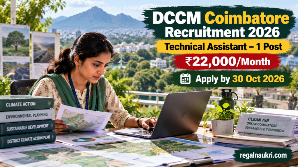DCCM Coimbatore Technical Assistant Recruitment 2026