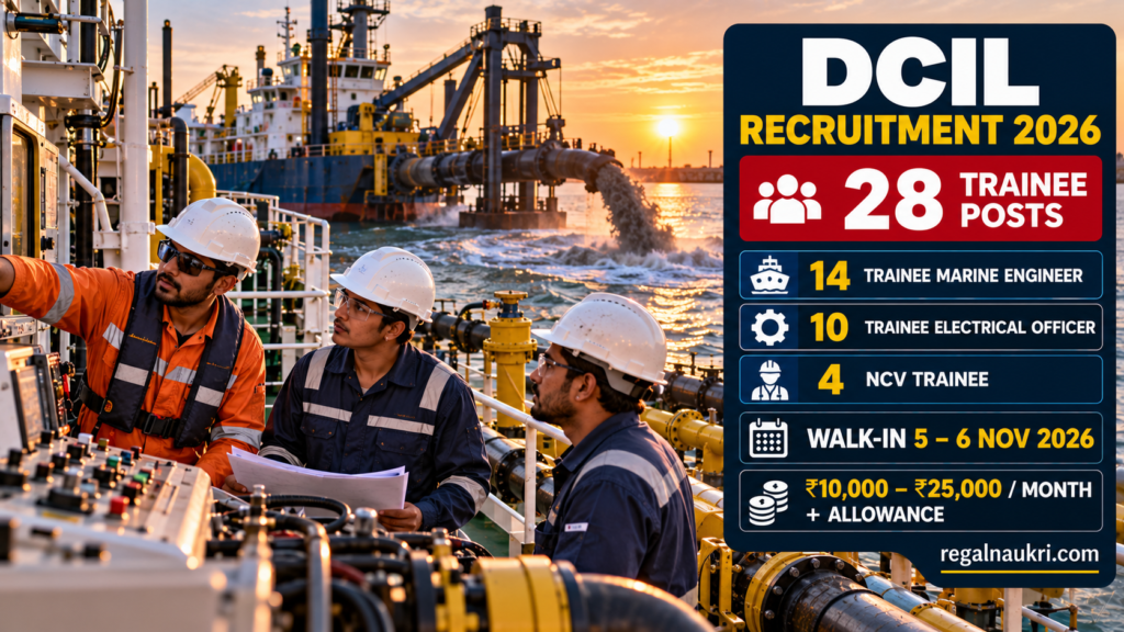 DCIL Recruitment 2026 for 28 trainee posts