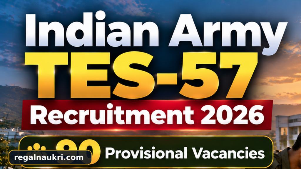 Indian Army TES 57 Recruitment 2026 for 90 provisional vacancies
