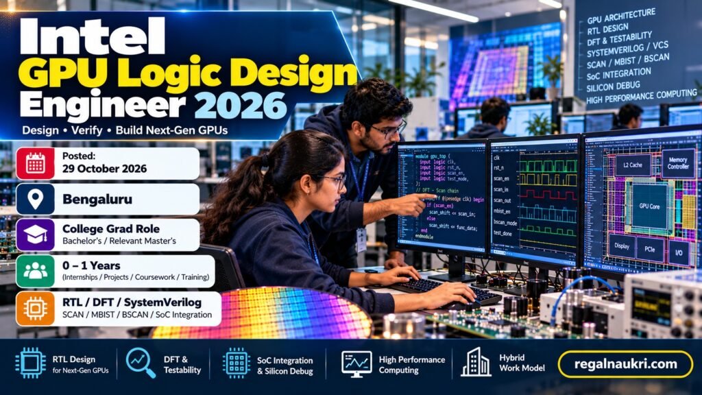 Intel GPU Logic Design Engineer 2026 Bengaluru college graduate semiconductor role