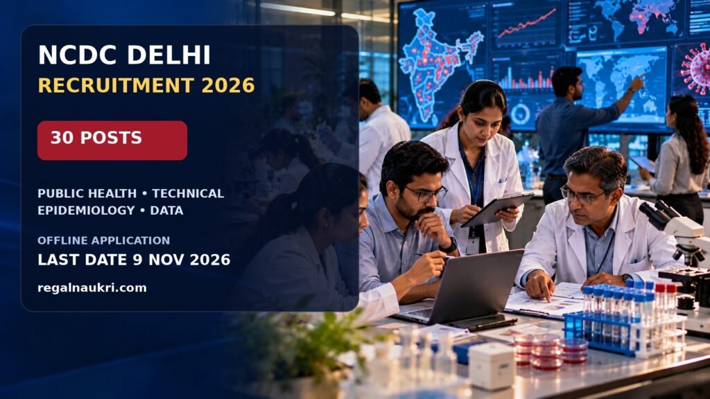 NCDC Recruitment 2026 for 30 public health and technical vacancies
