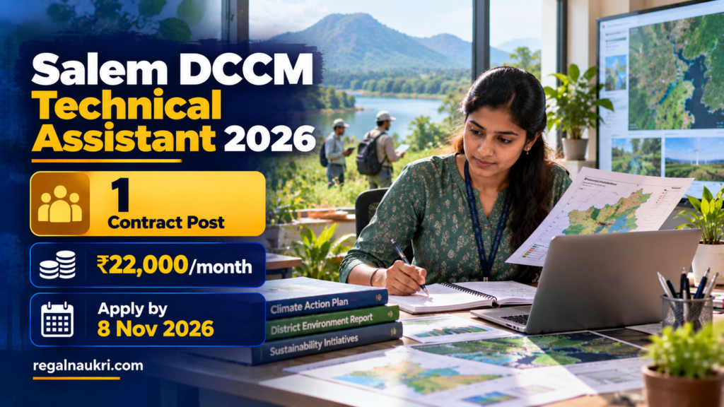 Salem DCCM Technical Assistant Recruitment 2026 contract post
