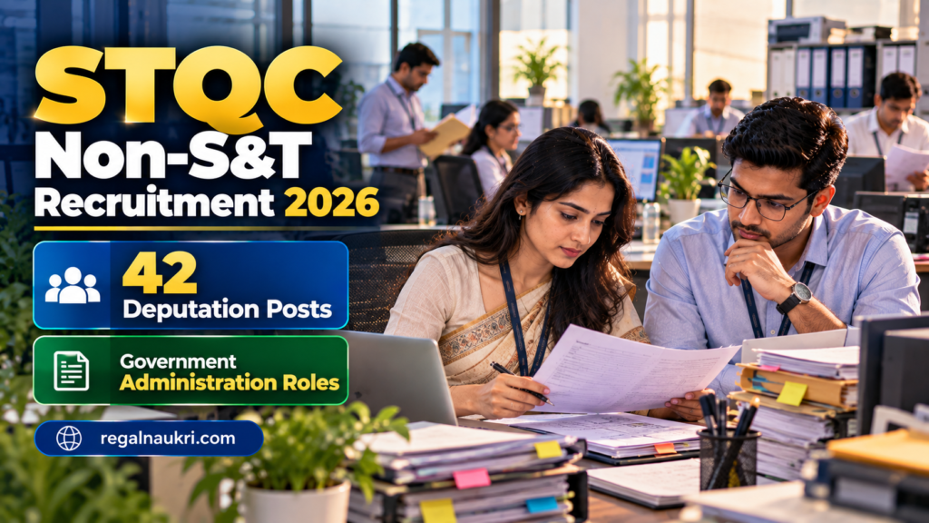 STQC Non S&T Recruitment 2026 for 42 Deputation Posts